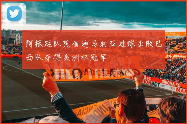 阿根廷队凭借迪马利亚进球击败巴西队夺得美洲杯冠军