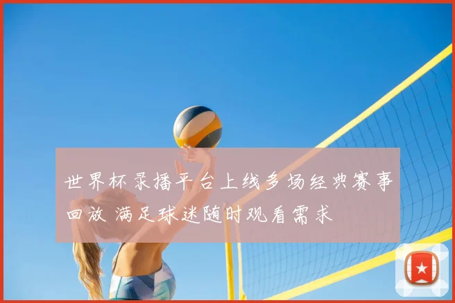 世界杯录播平台上线多场经典赛事回放 满足球迷随时观看需求